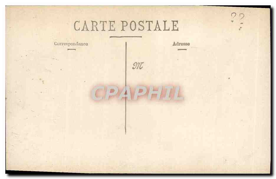 CARTE PHOTO Maison bourgeoise (non localisee) — Rückseite