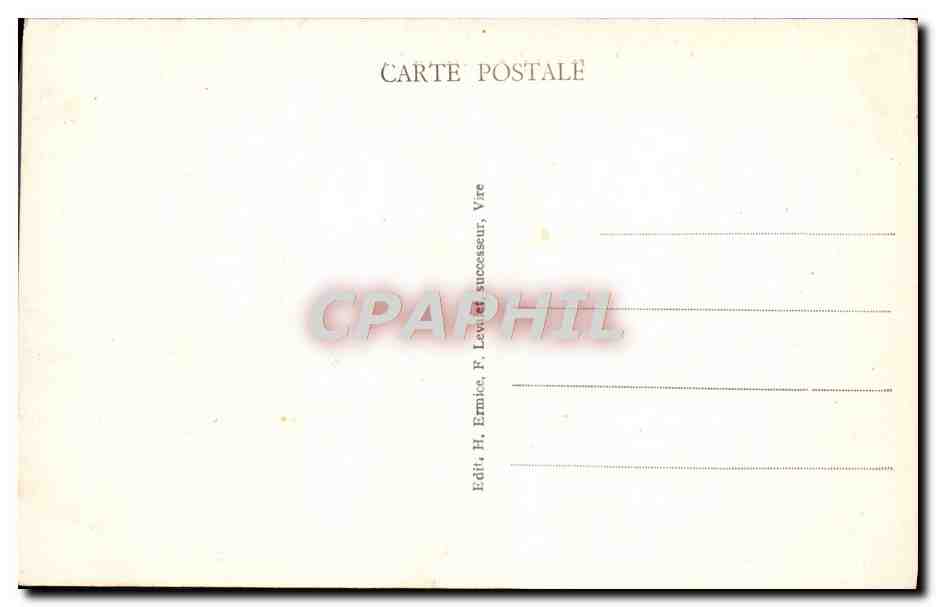CPA Beny Bocage Coquette Bourgade au Penchant d'un coteau  — Verso