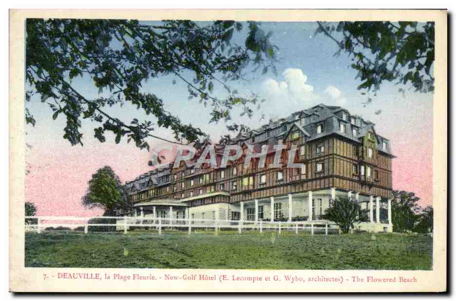 Deauville, la Plage Fleurie — New-Golf Hôtel (E. Lecompte et G. Wybo, architectes)