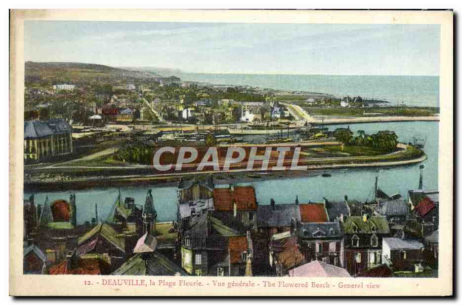 Deauville, la Plage Fleurie — Vue générale — édition La Cigogne, Deauville