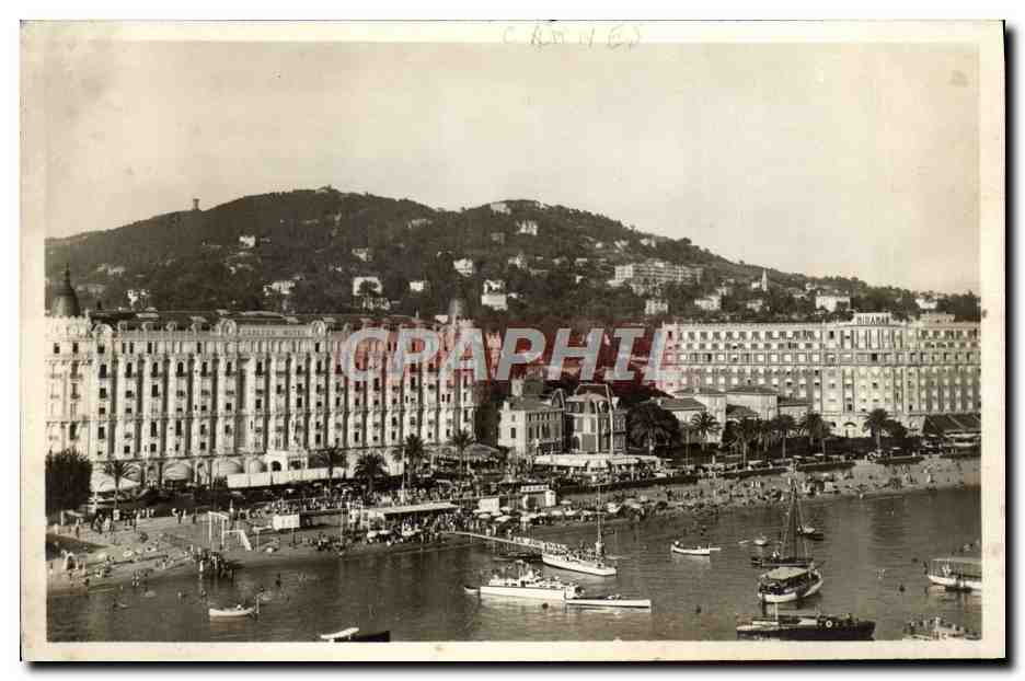 CPM Cannes Le Carlton Hotel et le Miramar