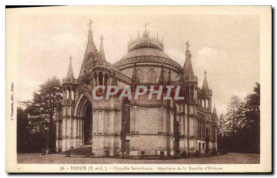 Dreux (E-et-L.) - Chapelle Saint-Louis - Sépulture de la Famille d'Orléans