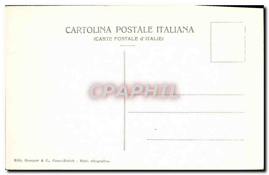 CPA Firenze Palazzo Del Bargella Cortile — Rückseite