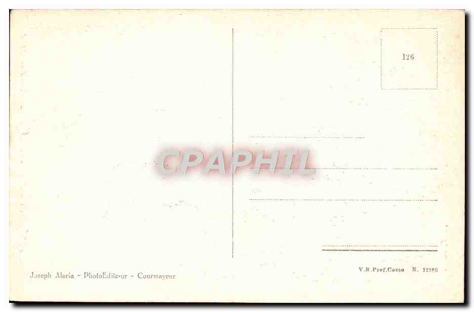 CPA Courmayeur Dames Anglaises Et l'Aihuille Noire du Peteret — Rückseite