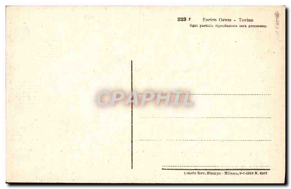 CPA Castello Di Chatillon Proorieta Conte D'Entreves — Rückseite