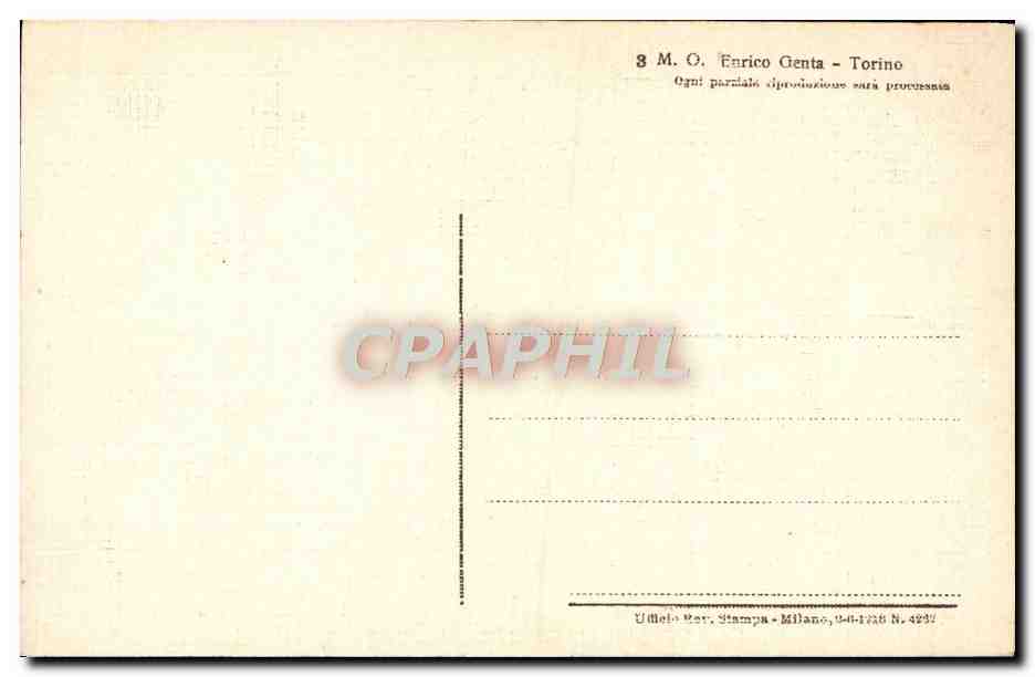 CPA Chatillon Ponte Sui Marmora Presso l'Hotel De Londres — Rückseite