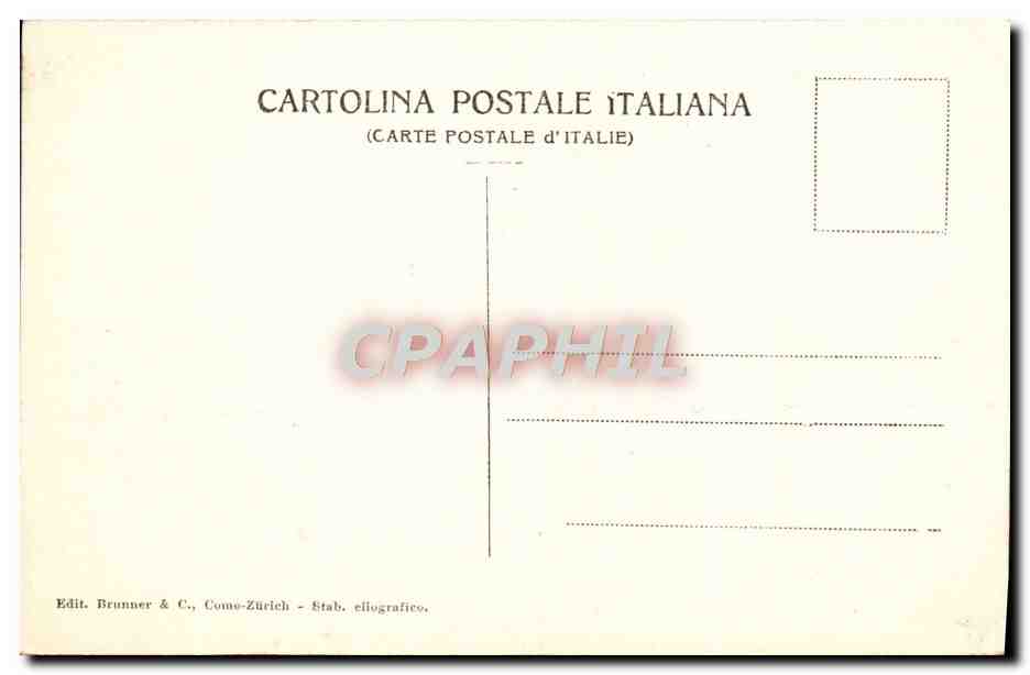 CPA Roma Castel S Angela Cupola Di S Pietro — Rückseite