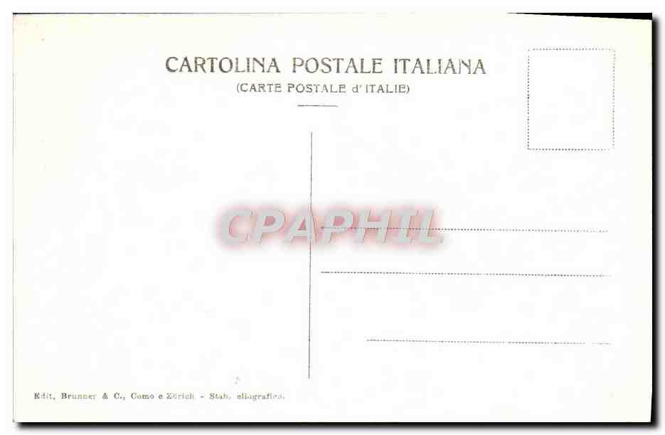 CPA Venezia Ponte Dei Sospiri — Rückseite