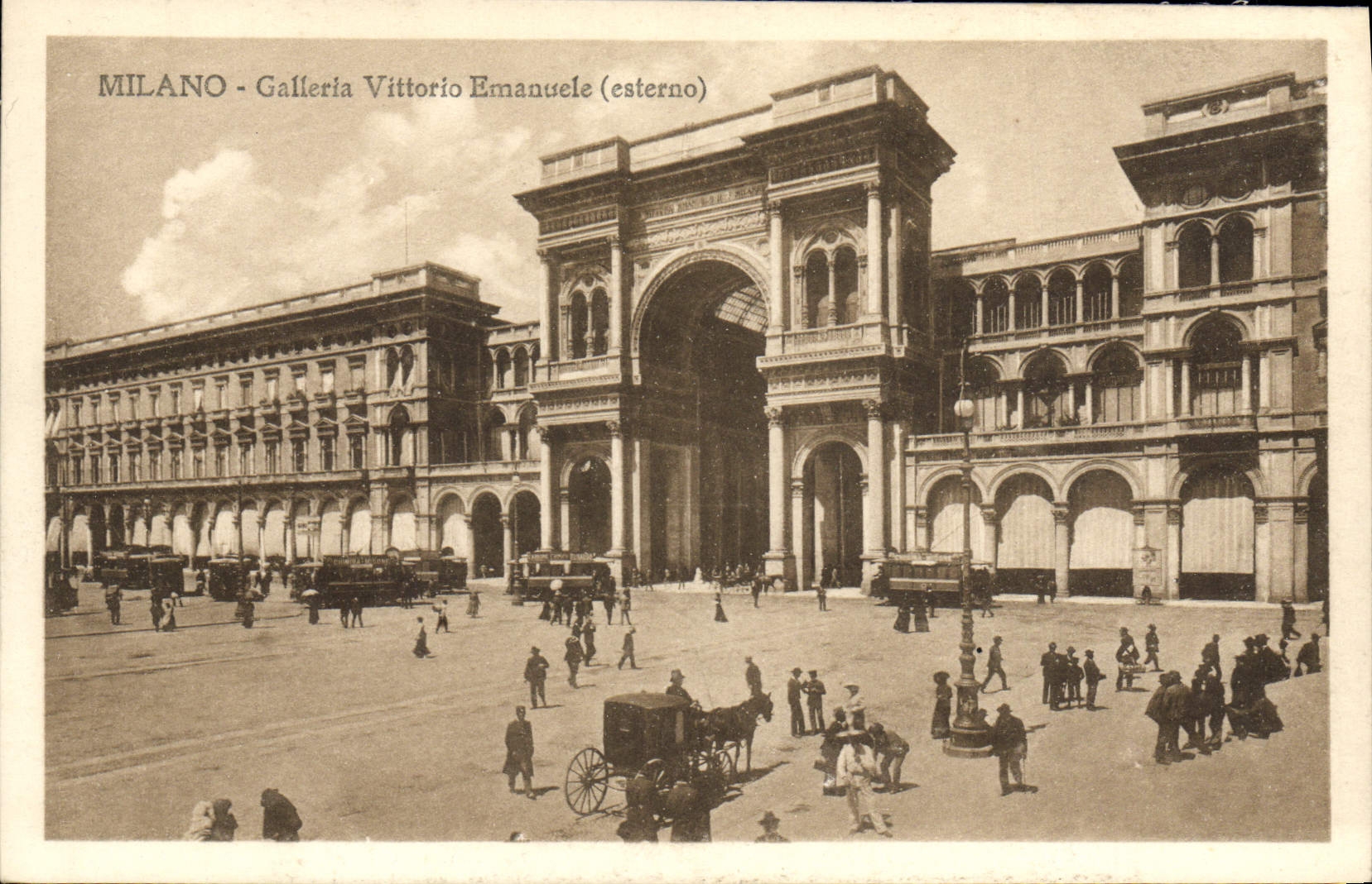 CPA Milano Galleria Vittorio Emanuele
