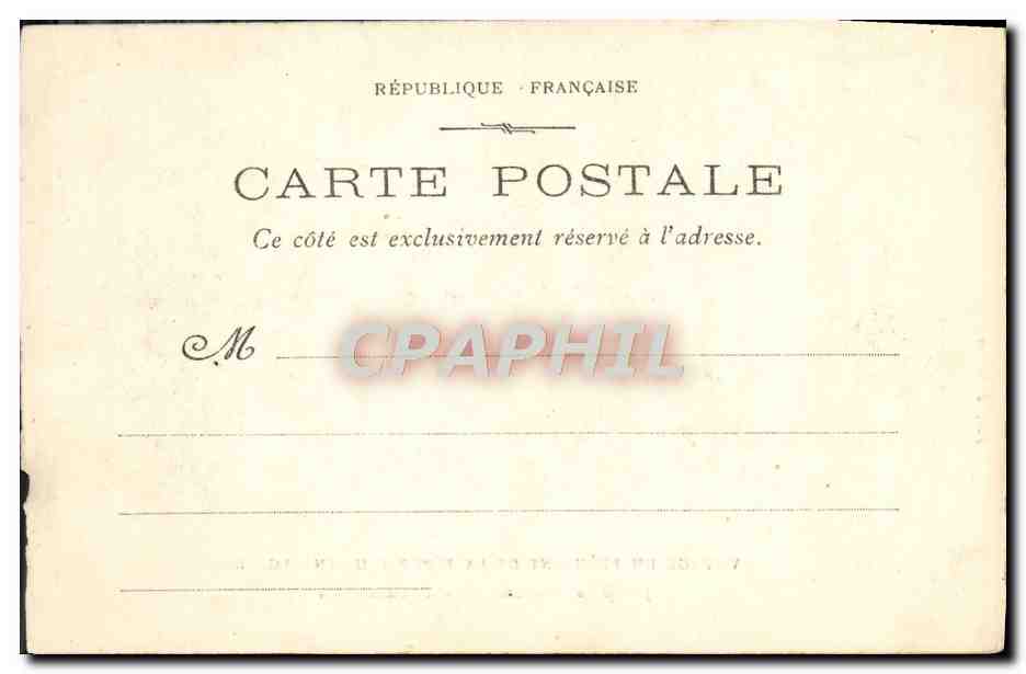 Débarquement du Président de la République à l'Amirauté — Algérie — Phot. J. Madon — Verso