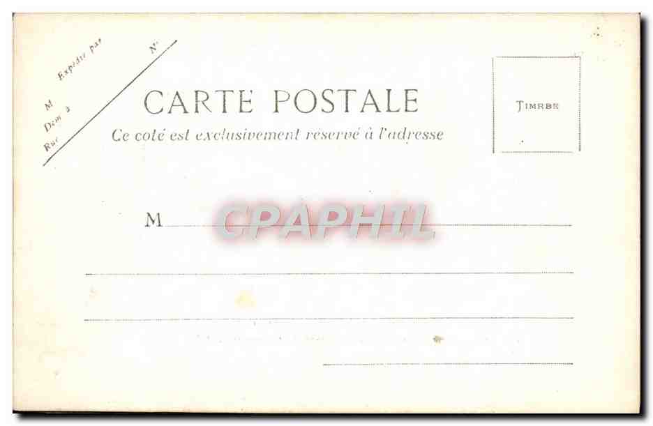 Alger - Souvenir du Voyage Présidentiel en Algérie, Avril 1903 — J. Getser - Alger — Verso