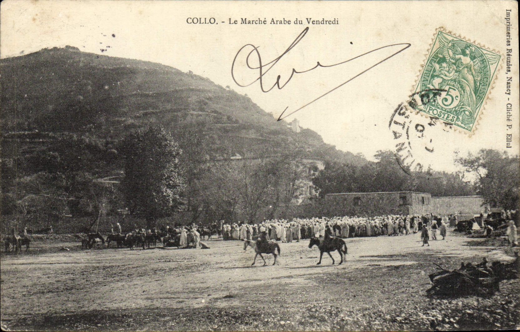 Collo - The Friday Arab Market — Imprimeries Réunies, Nancy - Châlet P. Enjal