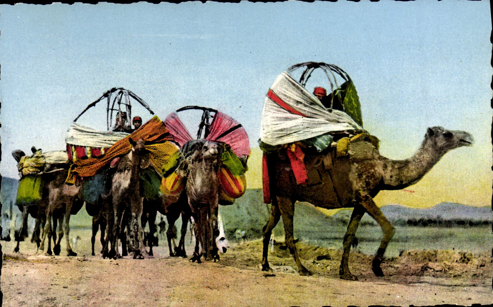 Caravane dans le Sud — Afrique du Nord — Éditions naturelles, Alger, n° 9.001