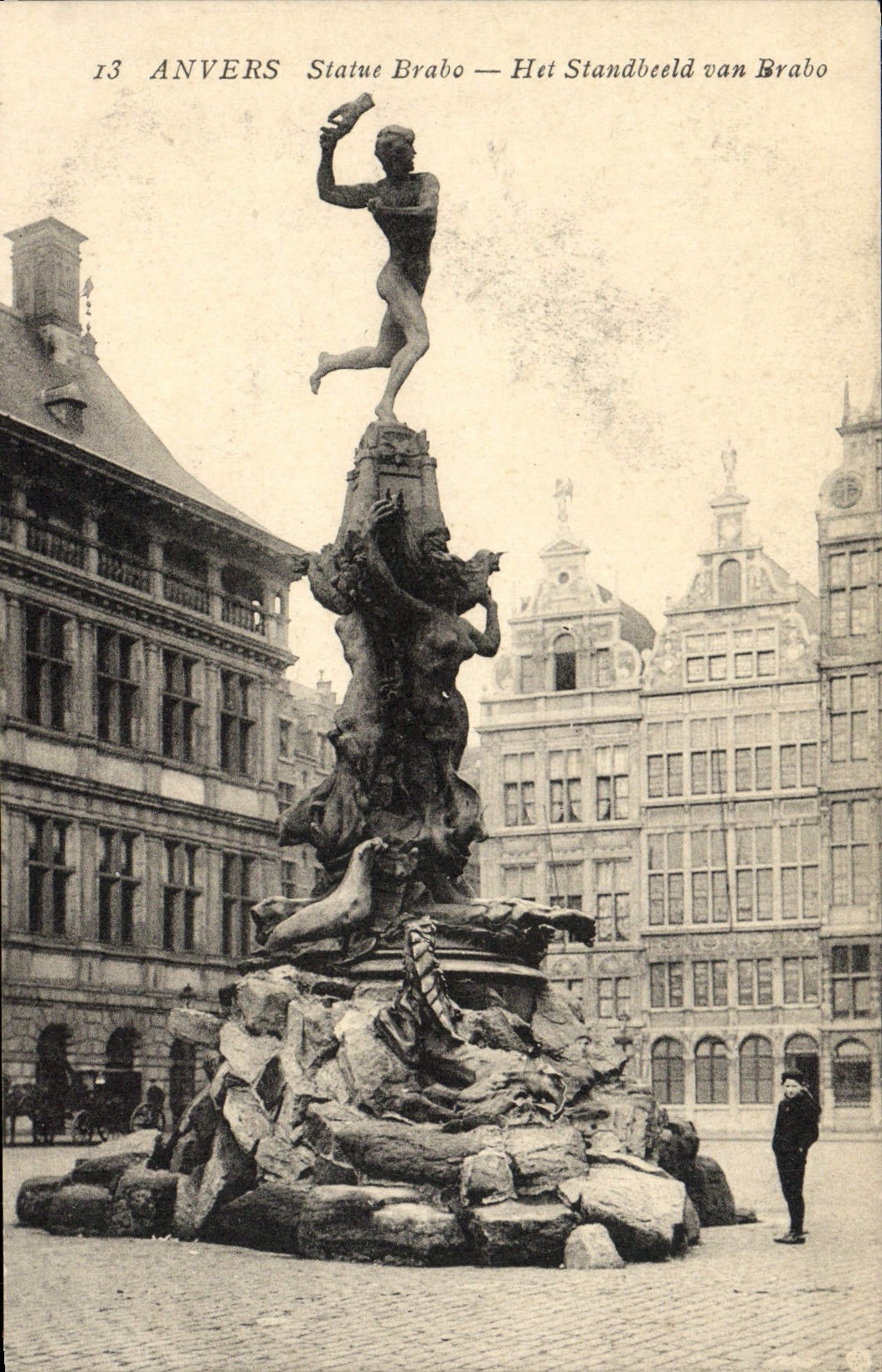Anvers — Statue de Brabo — Het Standbeeld van Brabo