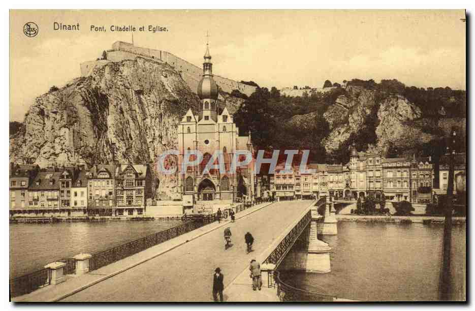 CPA Dinant Pont Citadelle et Eglise