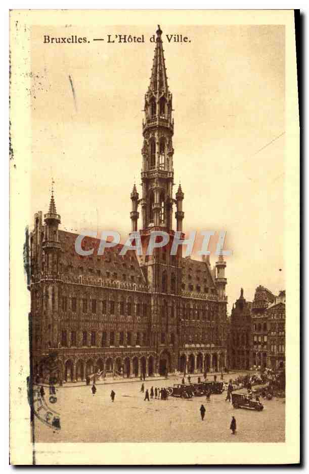 CPA Bruxelles L'Hotel de Ville