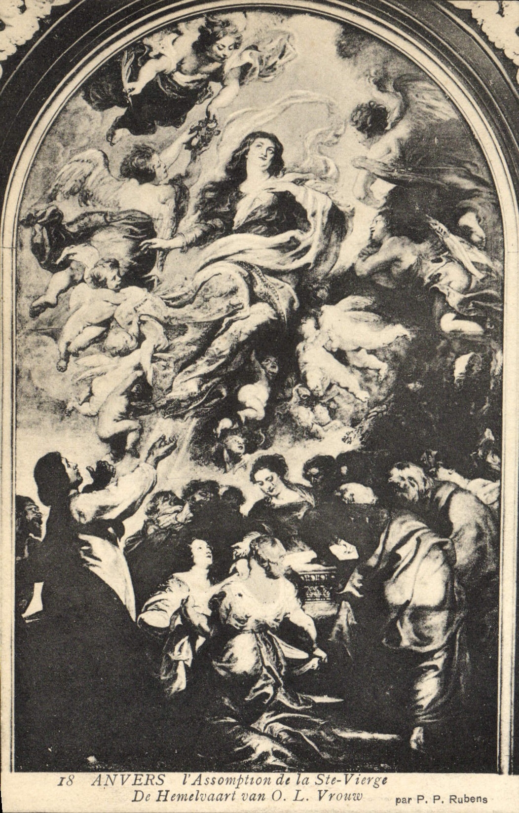 Anvers — L'Assomption de la Vierge par P. P. Rubens