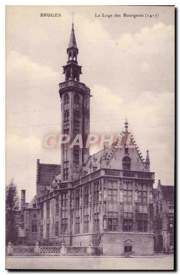 CPA Bruges La Loge des Bourgeois