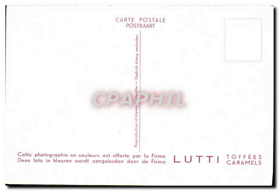 Les enfants royaux aux fêtes du 21 juillet Place Poelaert — CPA PHIL n°11 — Achterkant