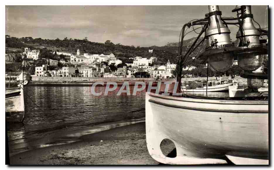 CPM Costa Brava San Feliu de Guixols Vista parcial Bateau