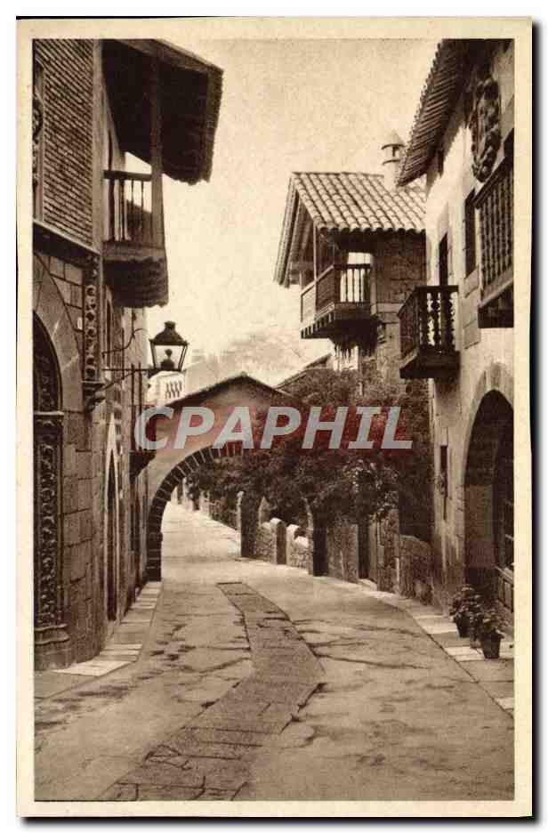 CPA Allee ville en Espagne Passage