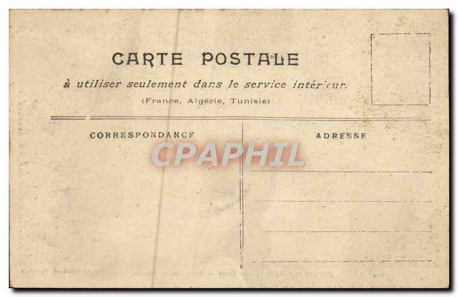 CPA Paris Inonde Quai de la Rapee — Rückseite