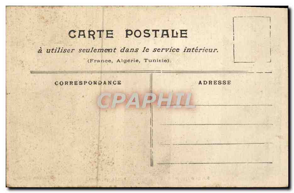 CPA Paris Inonde Porte de Bercy — Rückseite