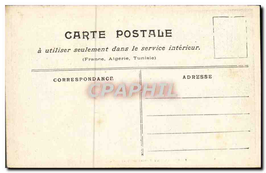 CPA Paris Inonde Rue de Lille — Rückseite