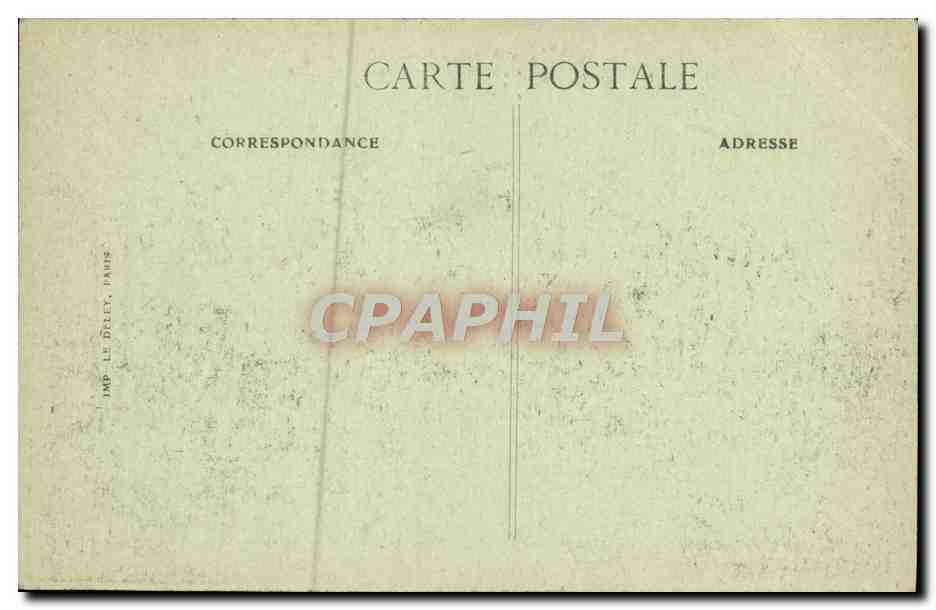 CPA Paris Arc de Triomphe Fetes de la Victoire 14 Juillet 1919 Militaria — Rückseite