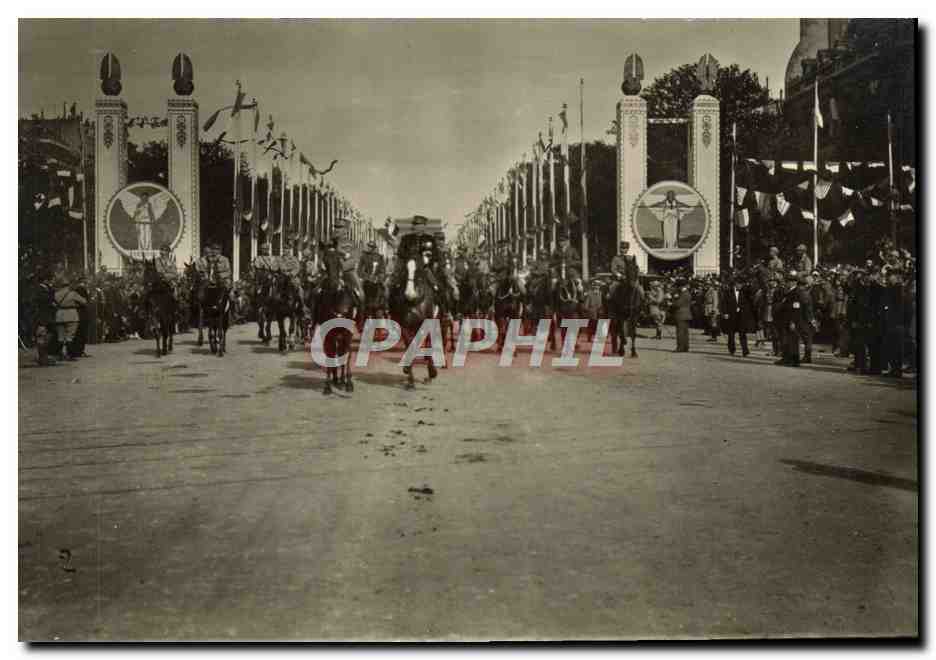 CPA Paris Fetes du 14 juillet 1919 Arc de Triomphe 
