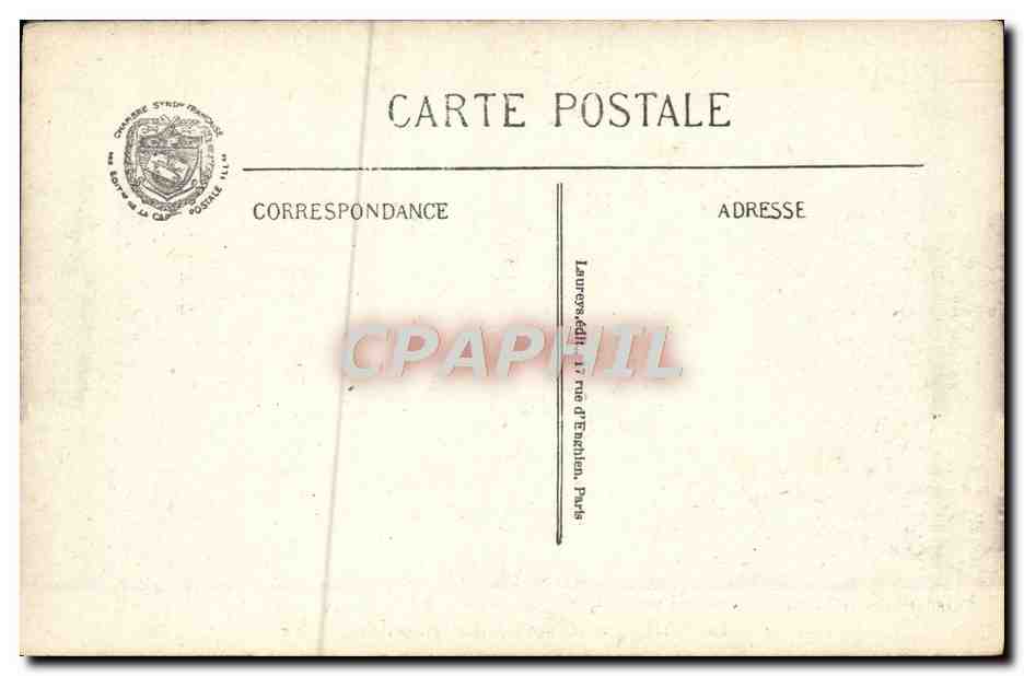 CPA Paris Obseques Du General Gallieni Le cortege a la sortie des Invalides — Rückseite