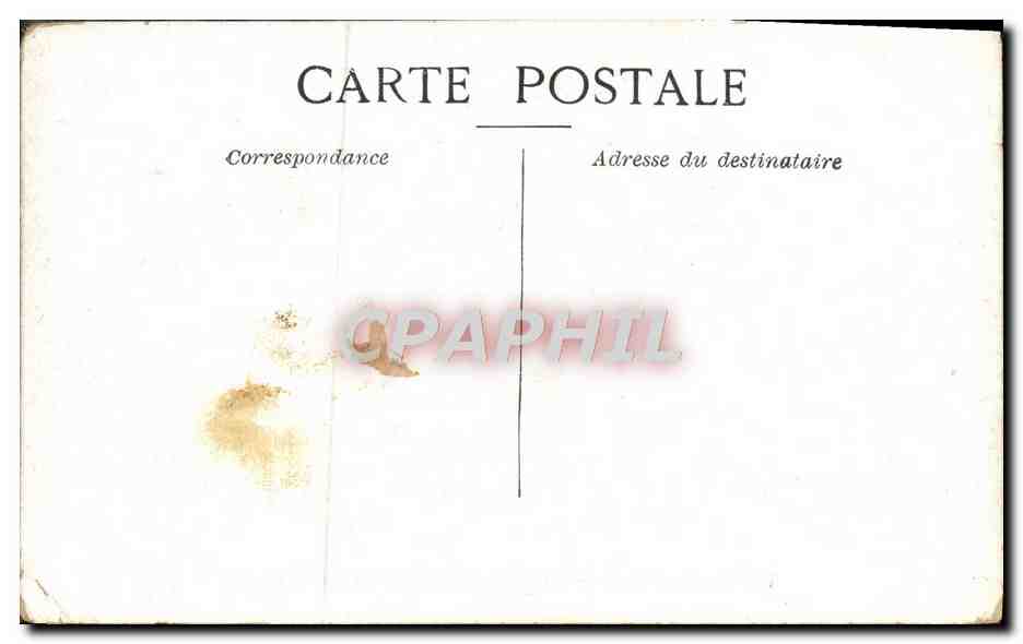 CPA Paris Inonde Une Station de la ligne des Invalides Metro — Rückseite