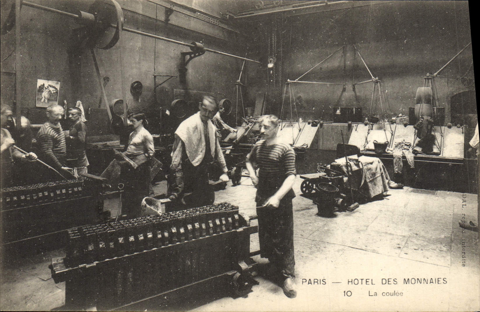 Paris — Hôtel des Monnaies — Die Giesserei — DAL, Paris - Vorderseite
