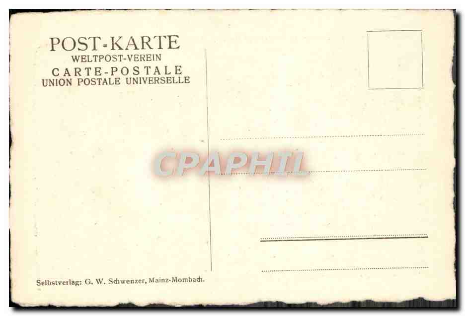 CPA Mainz — Rückseite