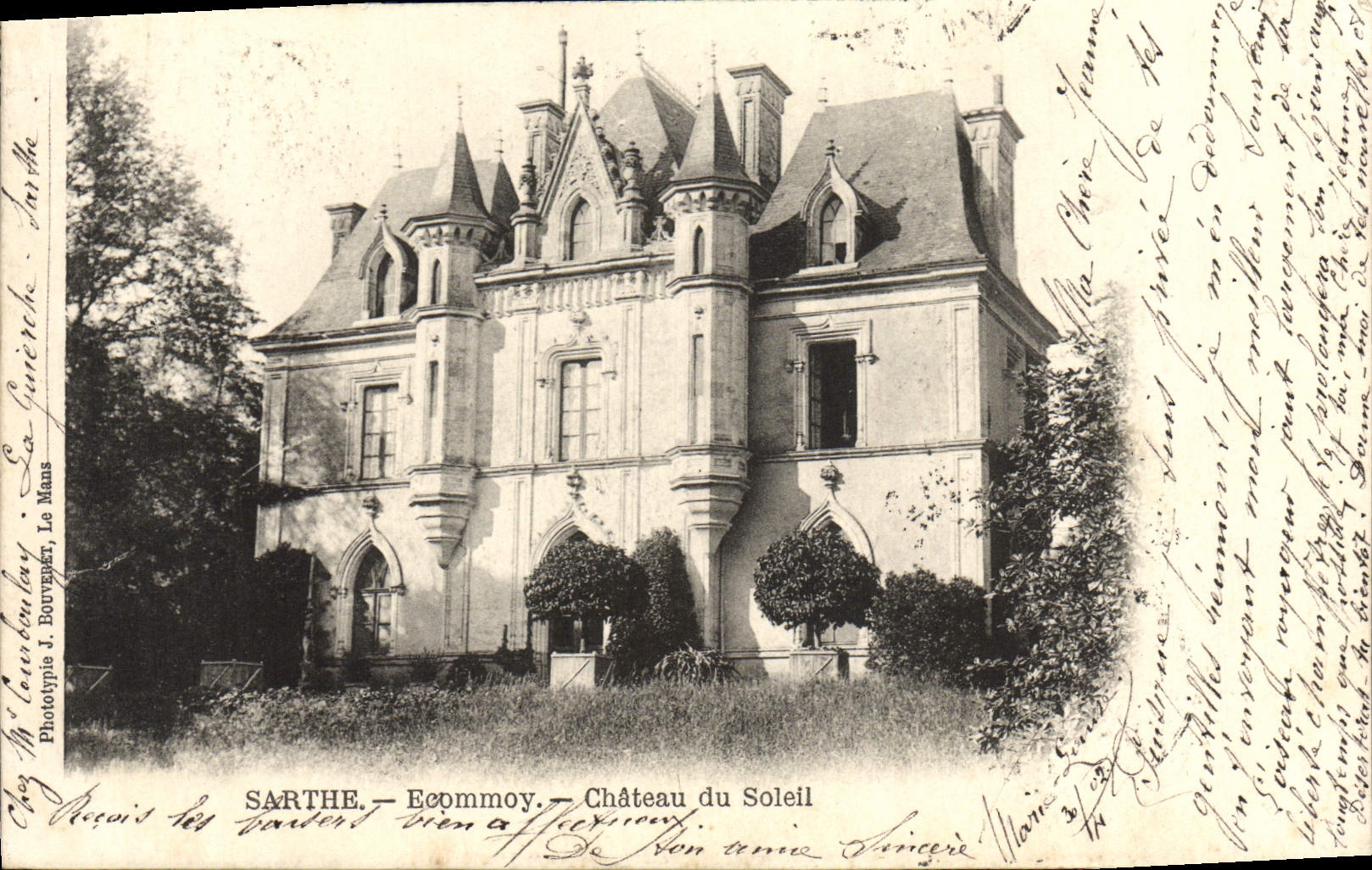 CPA Sarthe Ecommoy Chateau Du Soleil
