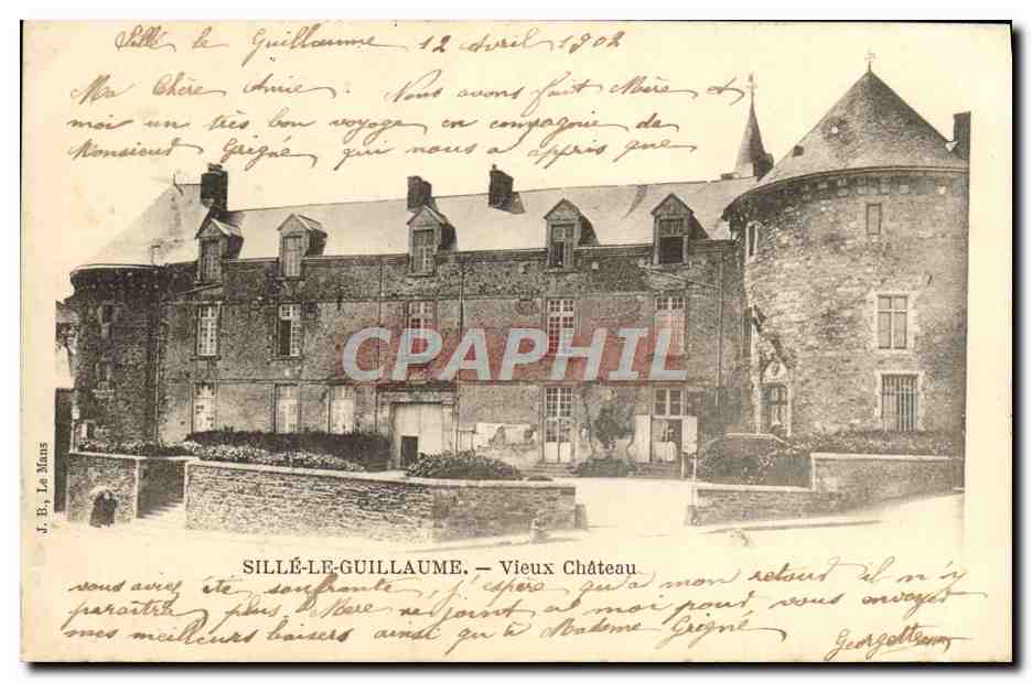CPA Sille Le Guillaume Vieux Chateau