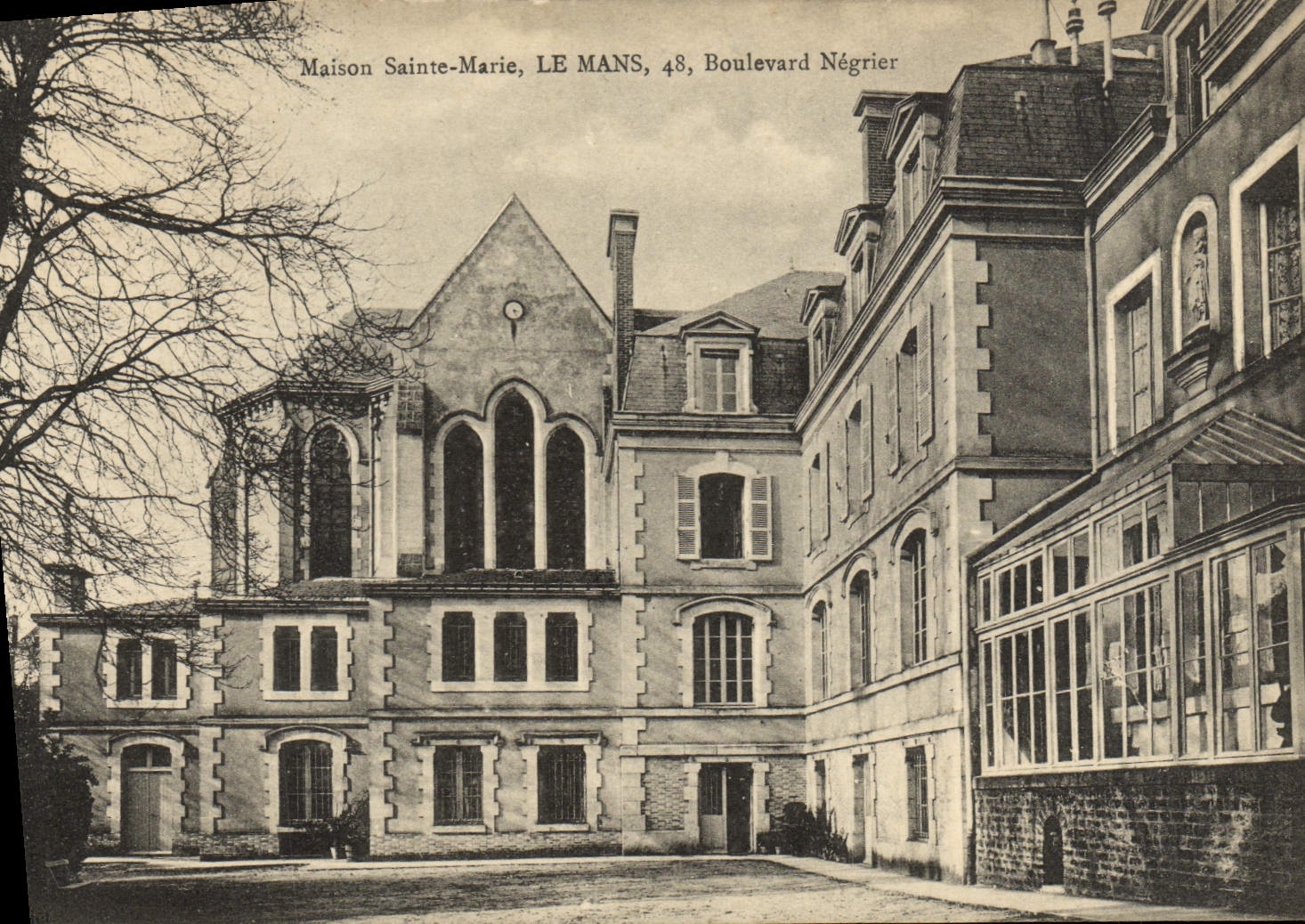 CPA Le Mans Maison Negrier 48 Boulevard Negrier