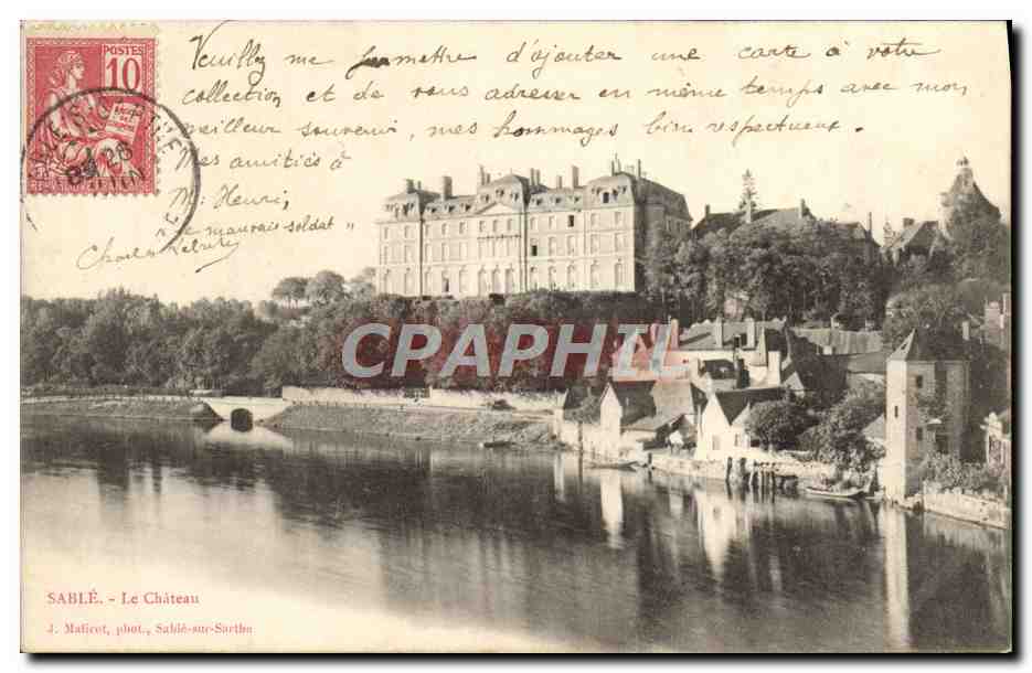 CPA Sable Le Chateau