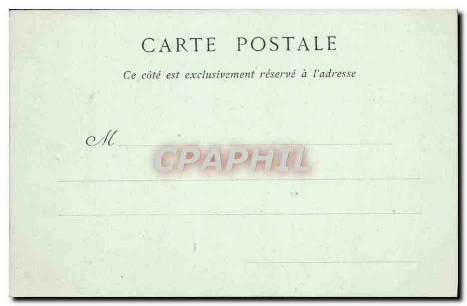 CPA Le Mans Fenetre de la Maison de la reine Berengere — Rückseite