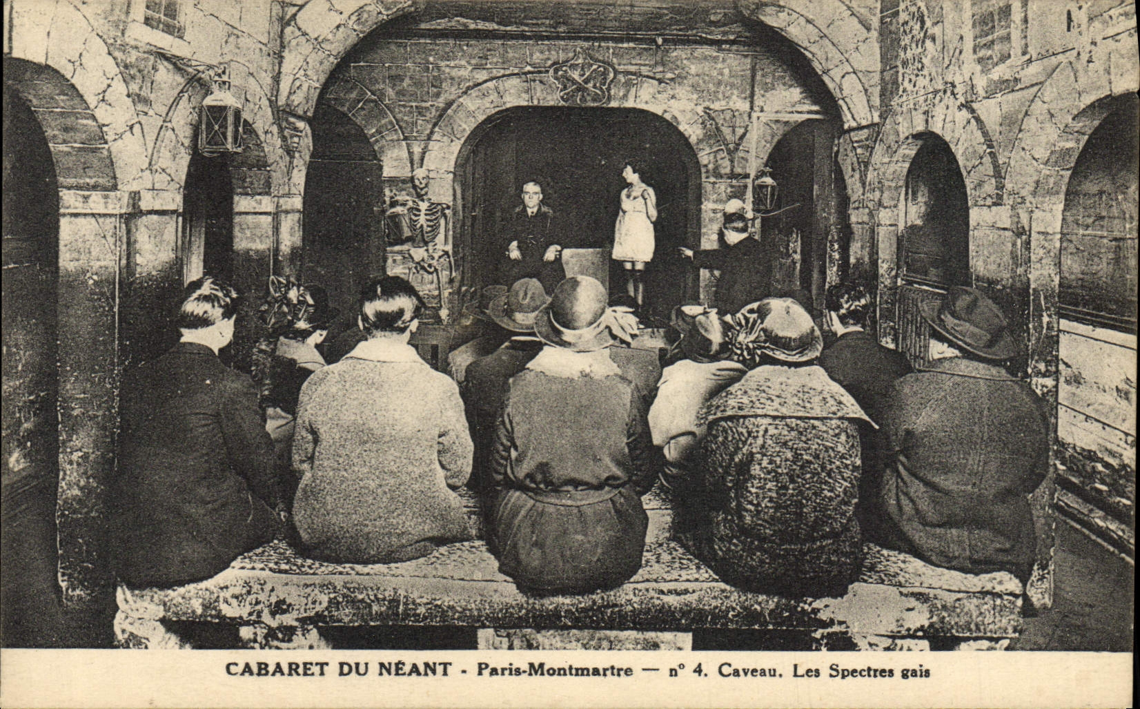 CPA Cabaret Du Neant Paris Montmarte Caveau Les spectres gais 