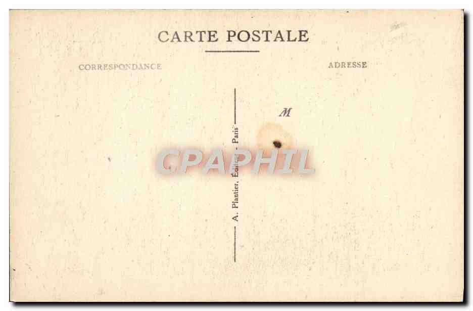 CPA Paris Cabaret Du Neant Montmatre Caveau Les spectres tristes — Rückseite