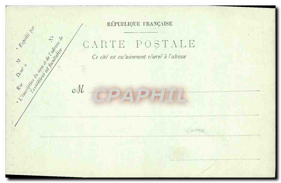 CPA Paris L'Eglise Saint Nicolas des Champs — Verso