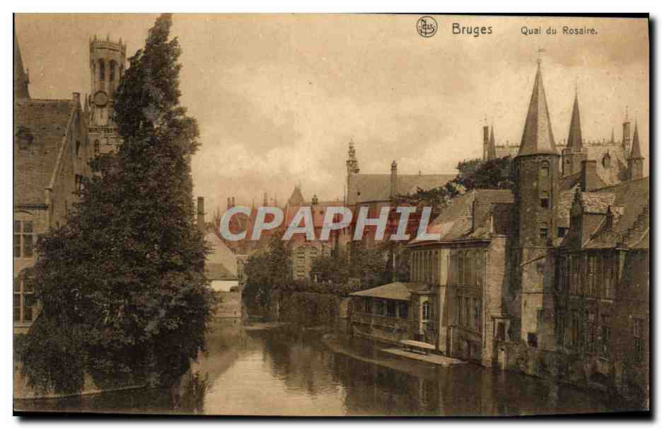 CPA Bruges Quai du Rosaire