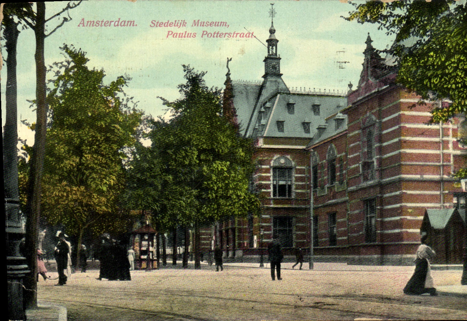 CPA Amsterdam Stedelijk Museum Paulus Potterstraat
