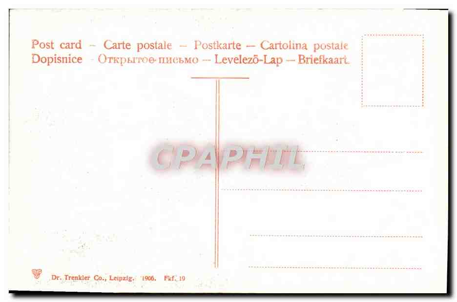 CPA Frankfurt M Rothschildhaus — Rückseite