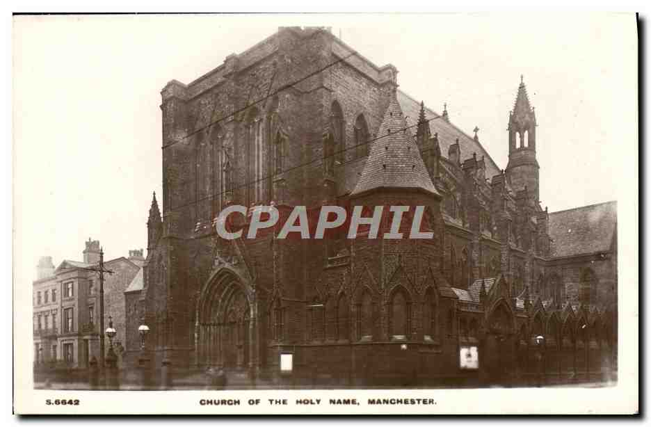 Église du Saint-Nom, Manchester — Kingsway Real Photo Series, n° S.6642