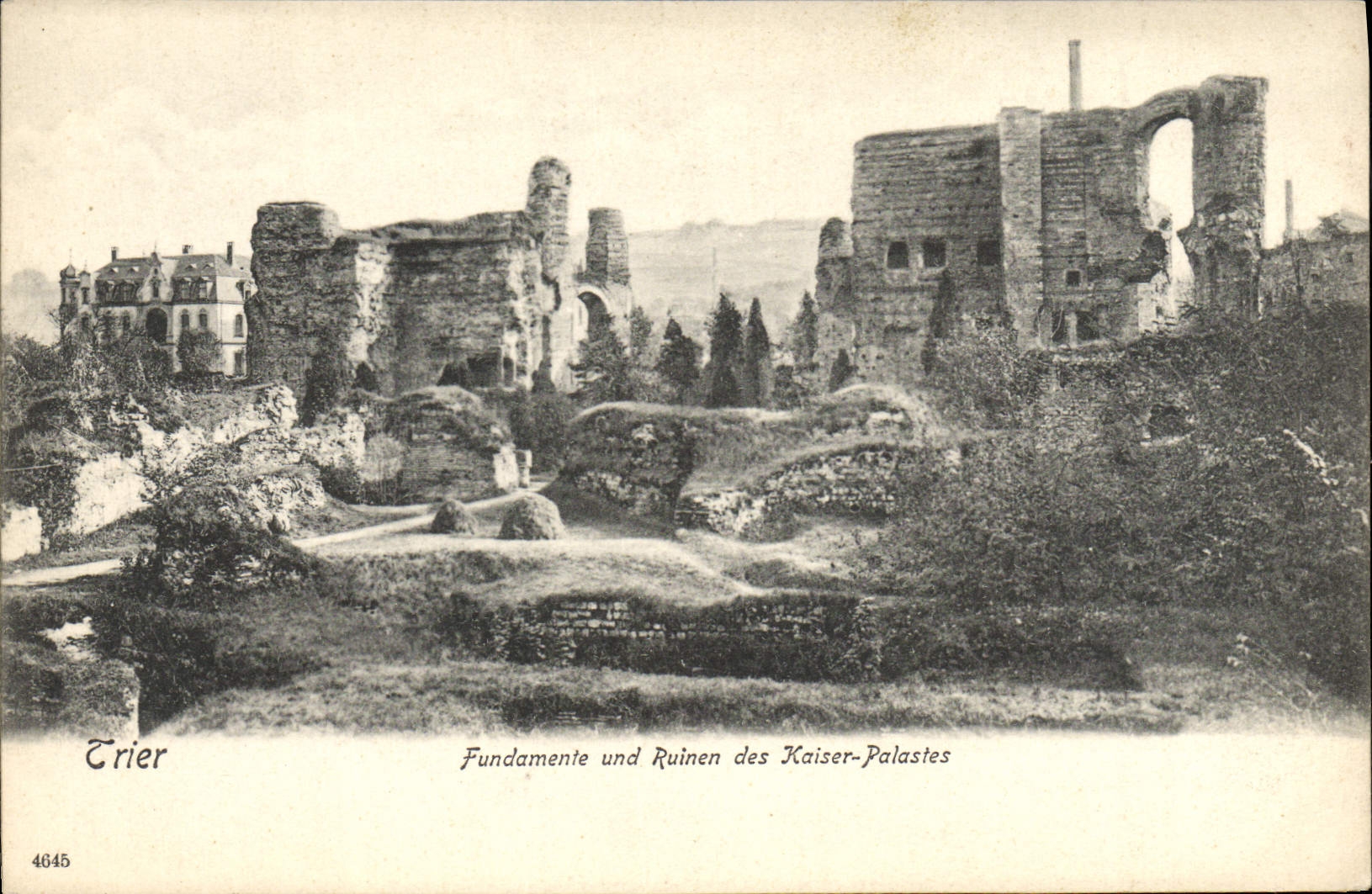Trier — Fondamentaux et ruines du palais impérial — Reinicke & Rublin, Magdebourg, n° 4645