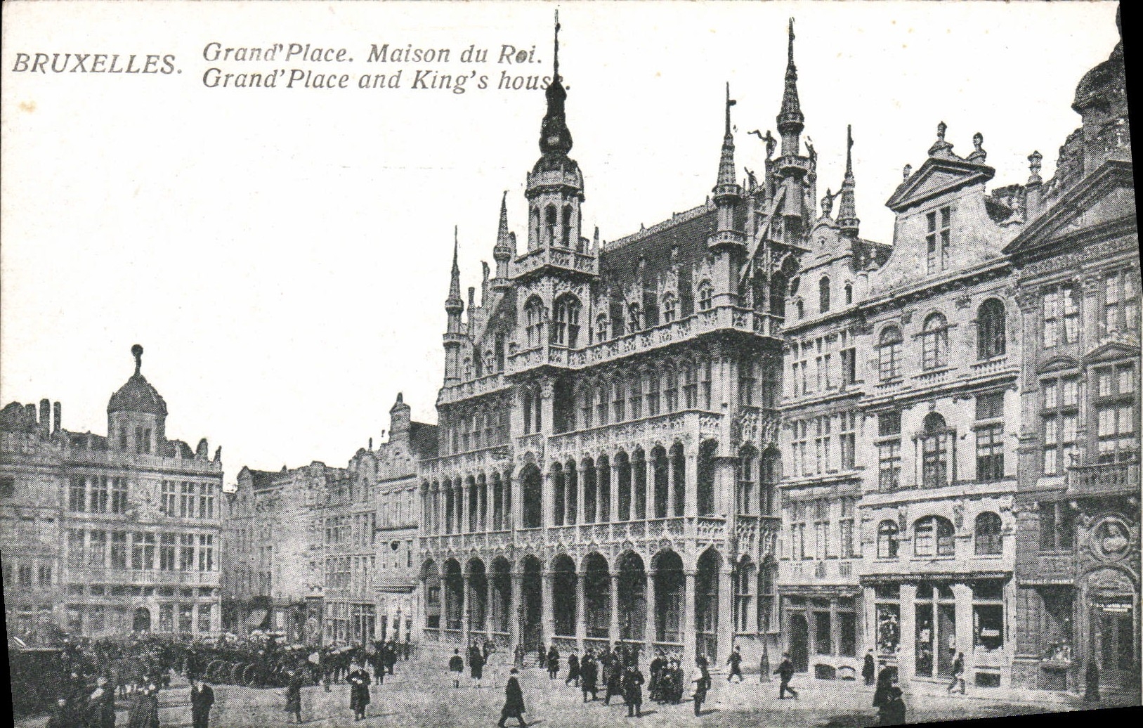 CPA Bruxelles Grand Place Maison du Roi 
