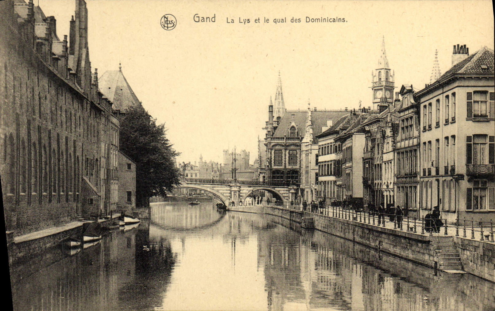 CPA Gand La Lys et le Quai des Dominicains