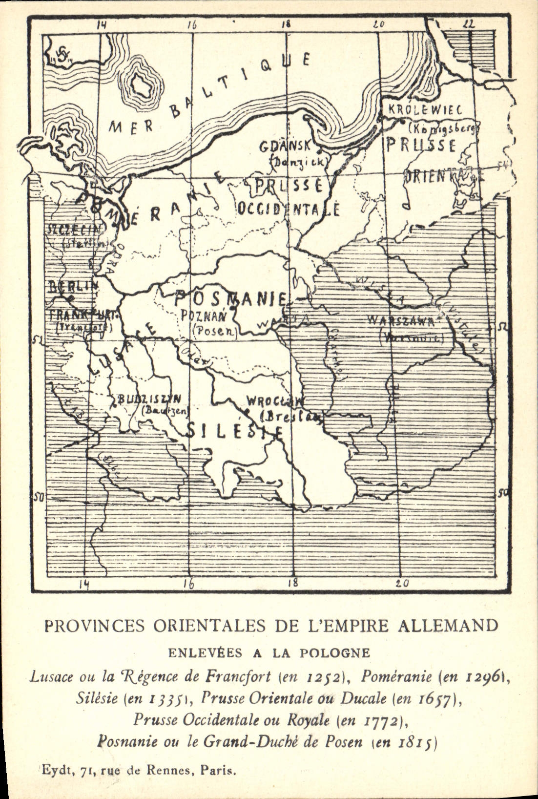 CPA Provinces Orientales De L'Empire Allemand Silesie Prusse
